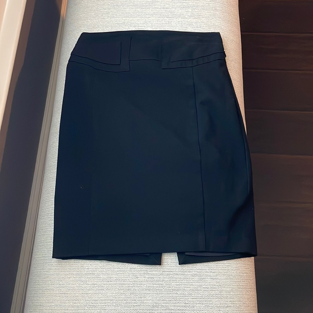 Black High Waisted Pencil Skirt